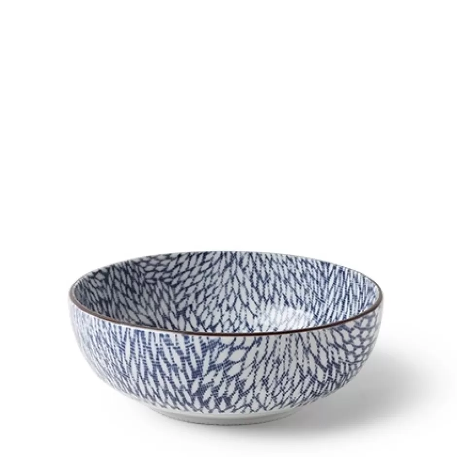 Shallow Bowls^MIYA Company Aizome Mums 6" Bowl