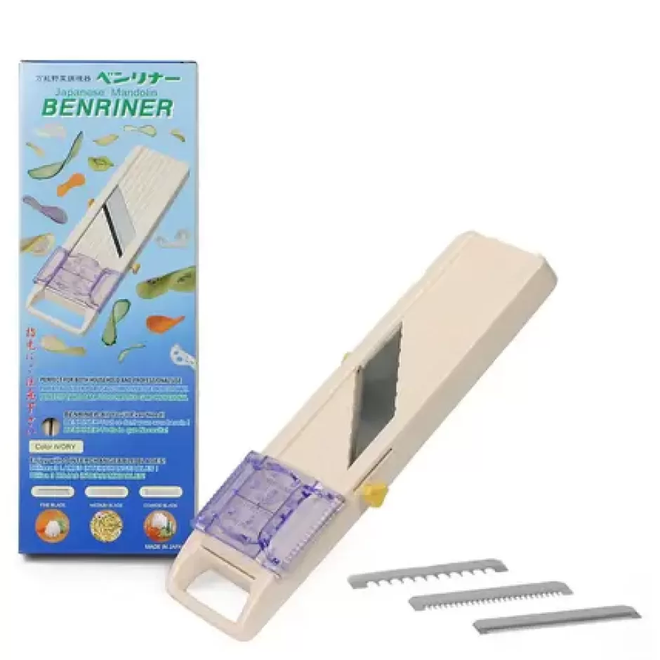 Slicers & Peelers^MIYA Company Benriner Mandoline Vegetable Slicer - Ivory