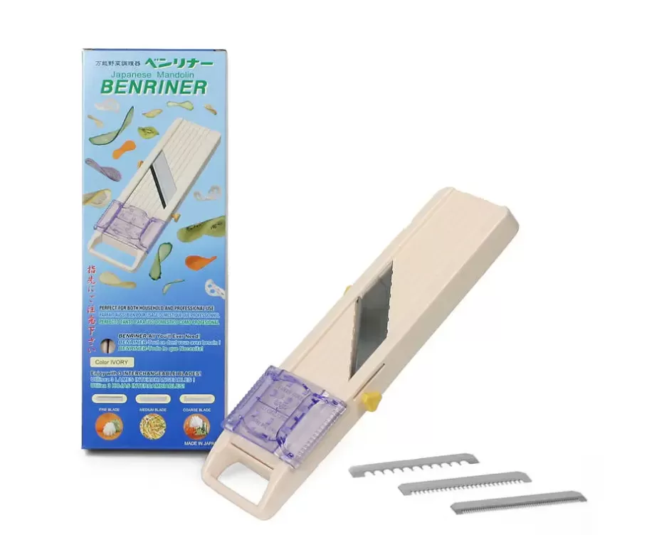 Slicers & Peelers^MIYA Company Benriner Mandoline Vegetable Slicer - Ivory