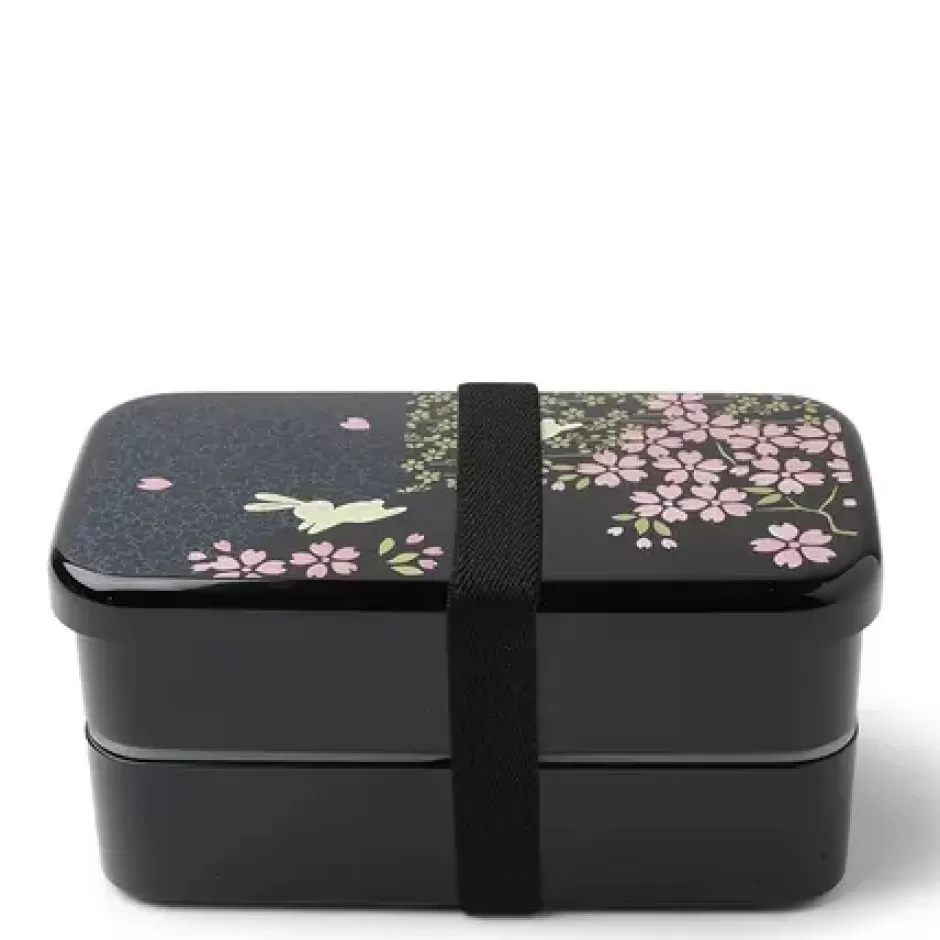 Bento Sets^MIYA Company Bento Sakura Rabbit Black