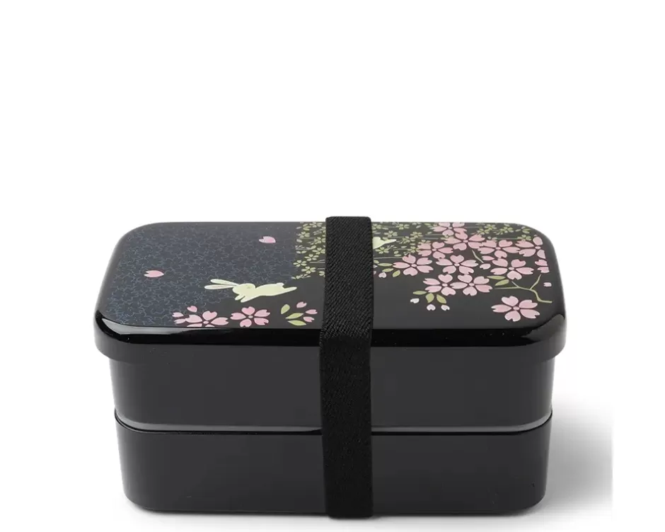 Bento Sets^MIYA Company Bento Sakura Rabbit Black