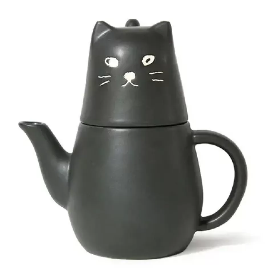 Cats^MIYA Company Black Cat Tea Set