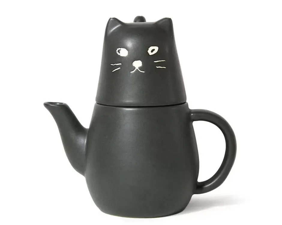 Cats^MIYA Company Black Cat Tea Set