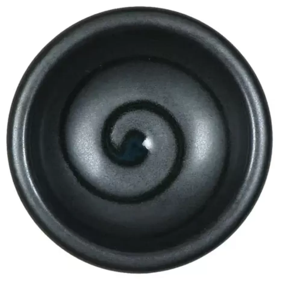 Sauce Dishes^MIYA Company Black Swirl 3" Sauce Dish