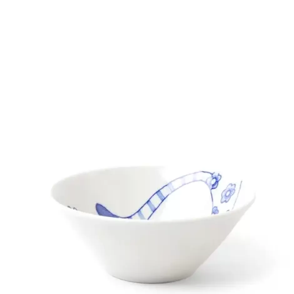 Bowls^MIYA Company Blue & White Cat 4.5" Rice Bowl