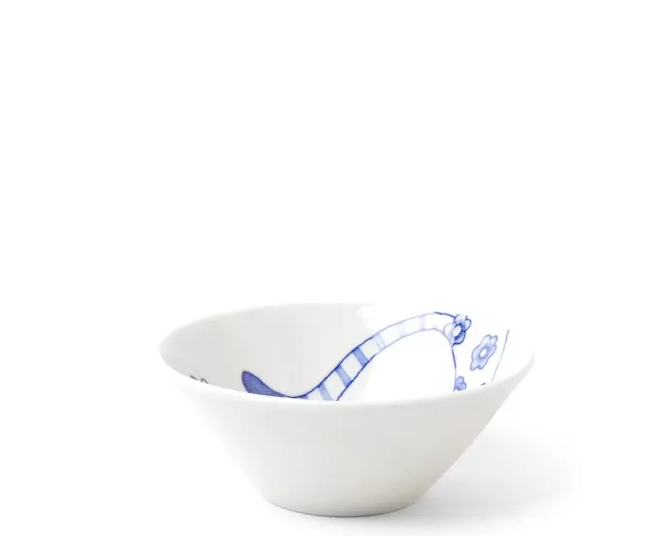 Bowls^MIYA Company Blue & White Cat 4.5" Rice Bowl