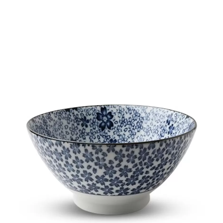 Ramen Bowls^MIYA Company Blue & White Sakura 7" Noodle Bowl