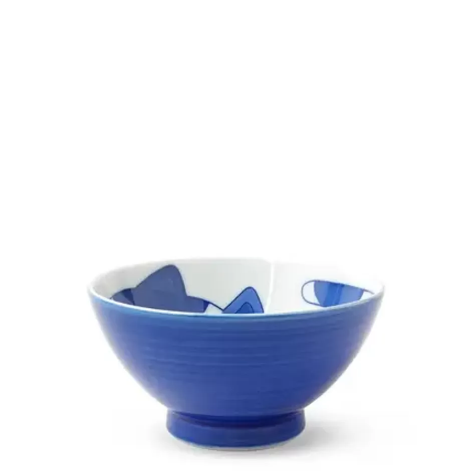 Bowls^MIYA Company Blue Cats 4.5" Rice Bowl