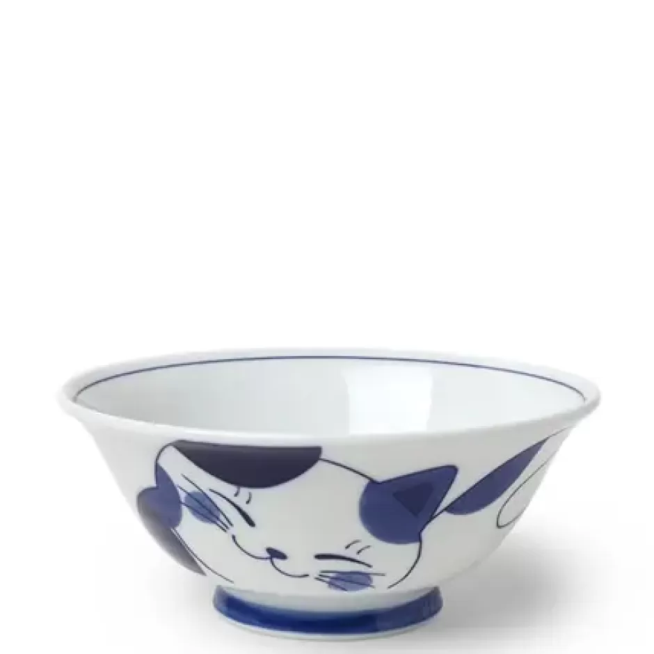 Bowls^MIYA Company Blue Cats 7.5" Bowl