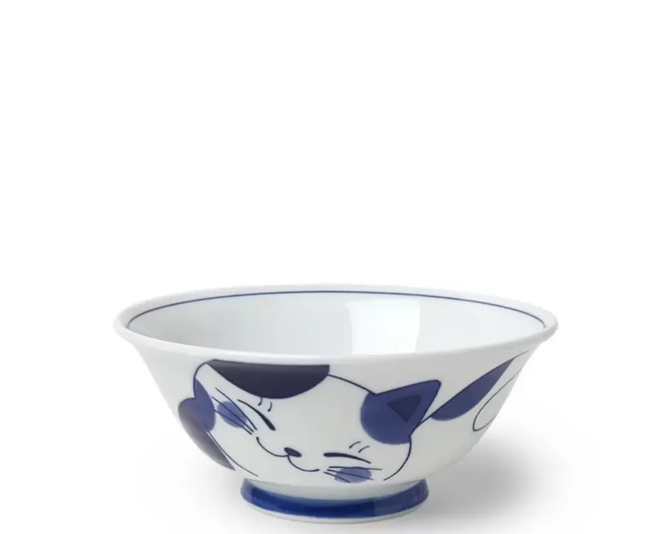 Bowls^MIYA Company Blue Cats 7.5" Bowl