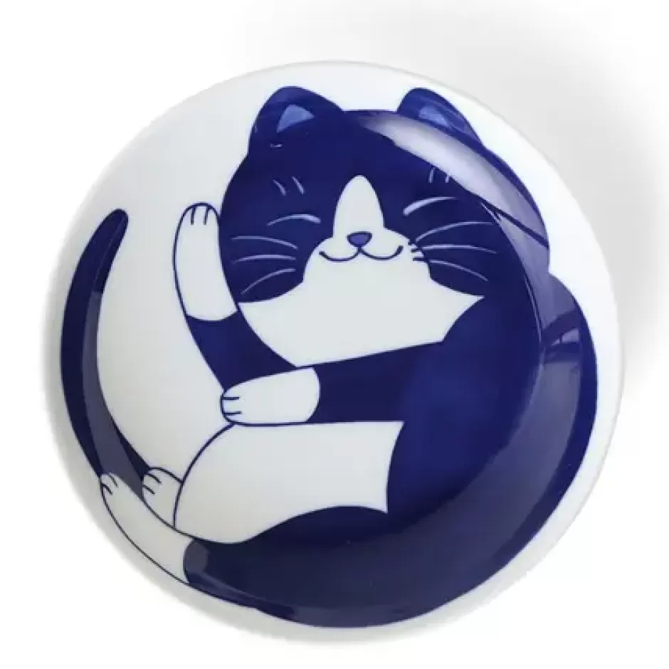 Bowls^MIYA Company Blue Cats 7.75" Bowl