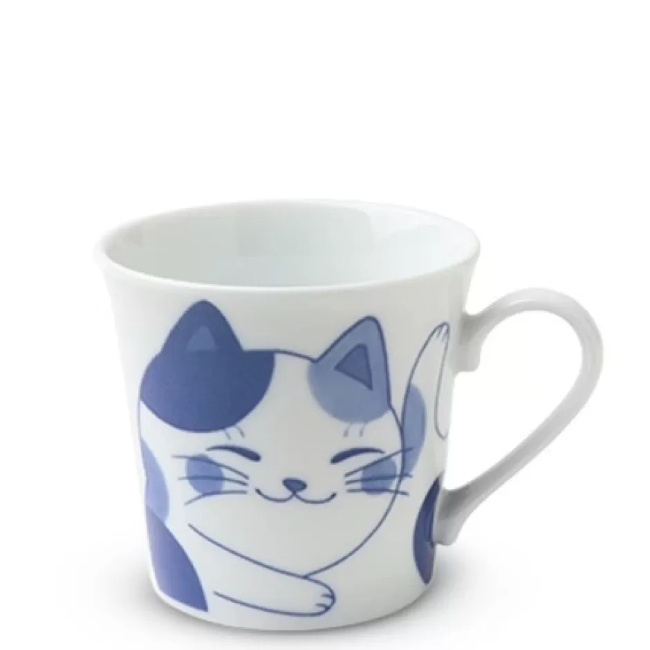 Cups/Mugs^MIYA Company Blue Cats 9 Oz. Mug