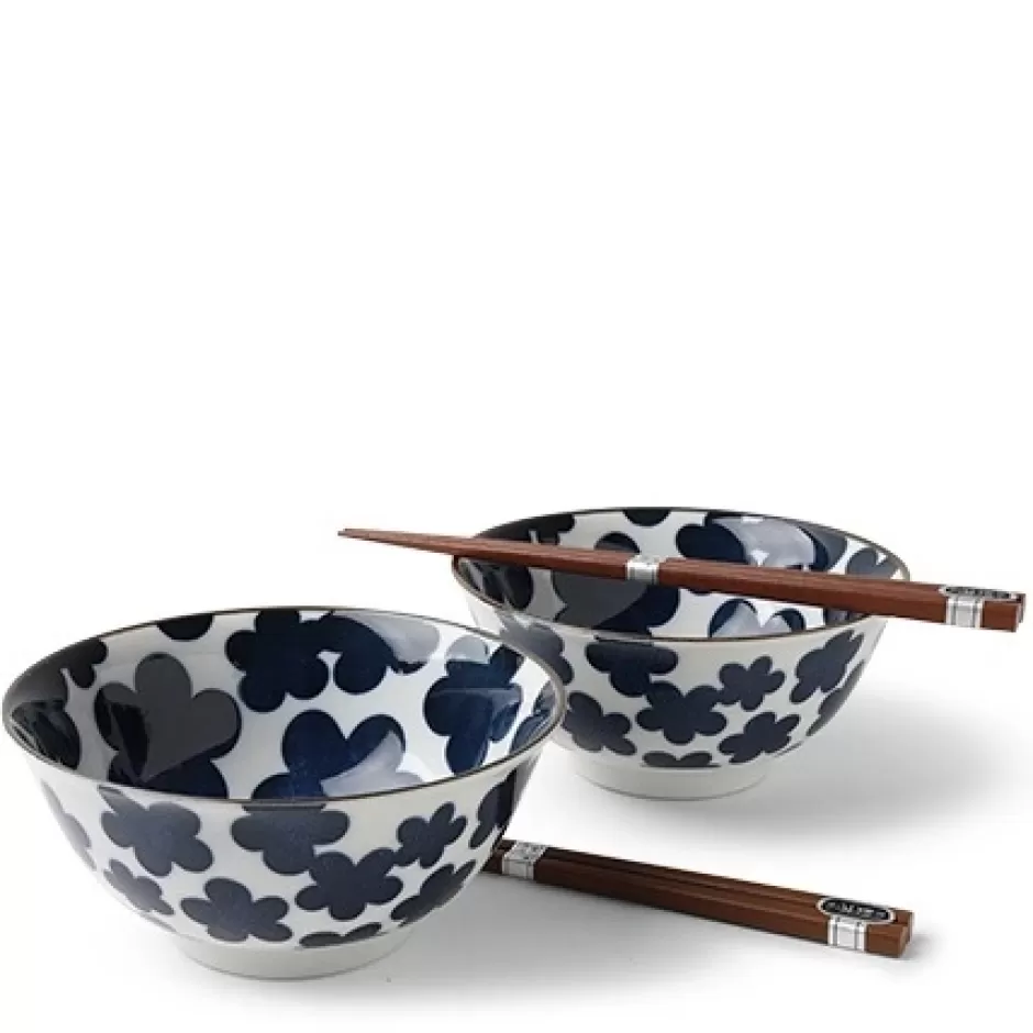 Bowl Sets^MIYA Company Blue Clouds 5.75" Bowl Set