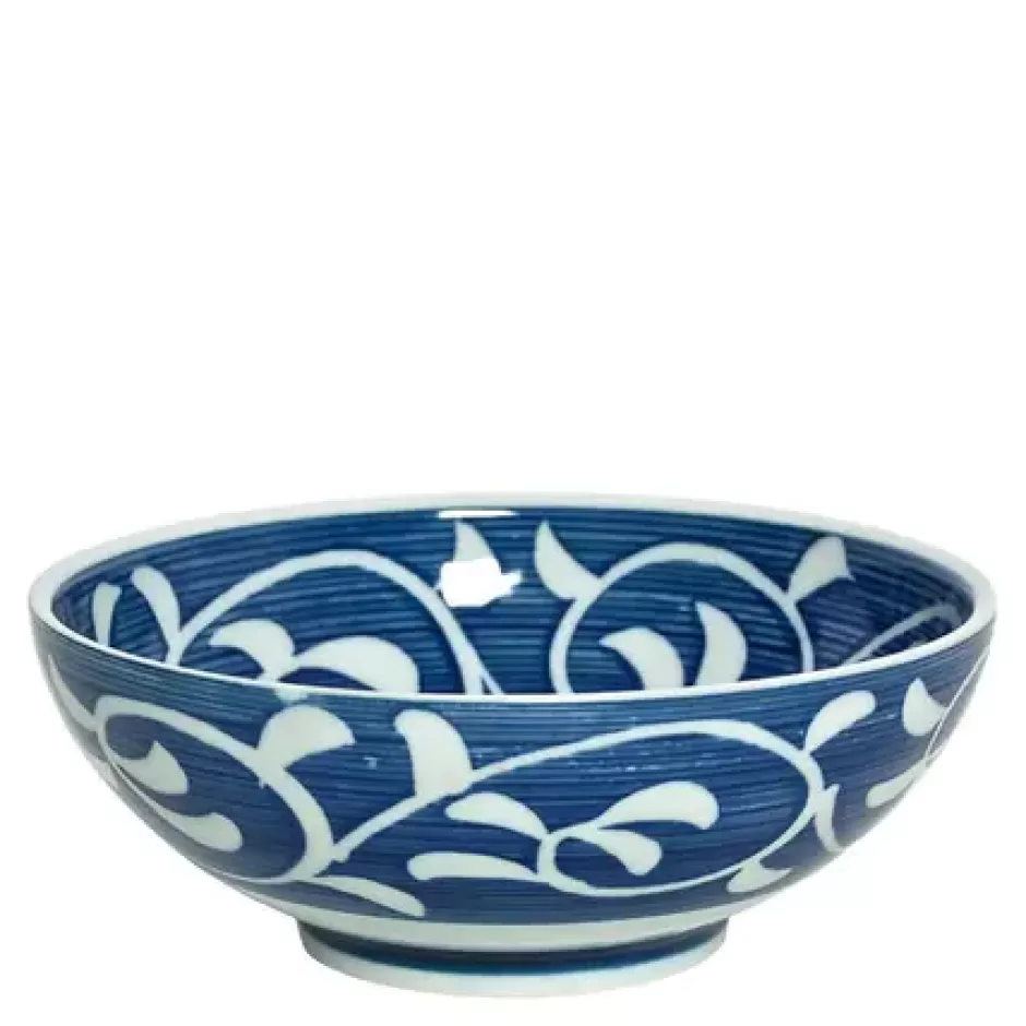 Serving Bowls & Plates^MIYA Company Blue Karakusa 8.25" Bowl