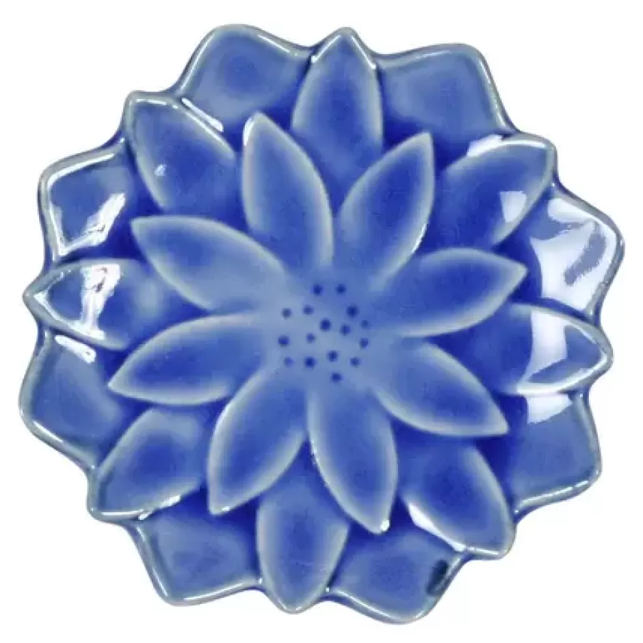 Small Plates^MIYA Company Blue Mum 4.75" Plate