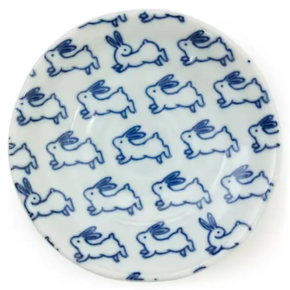 Plates^MIYA Company Blue Rabbit 4" Sauce Dish