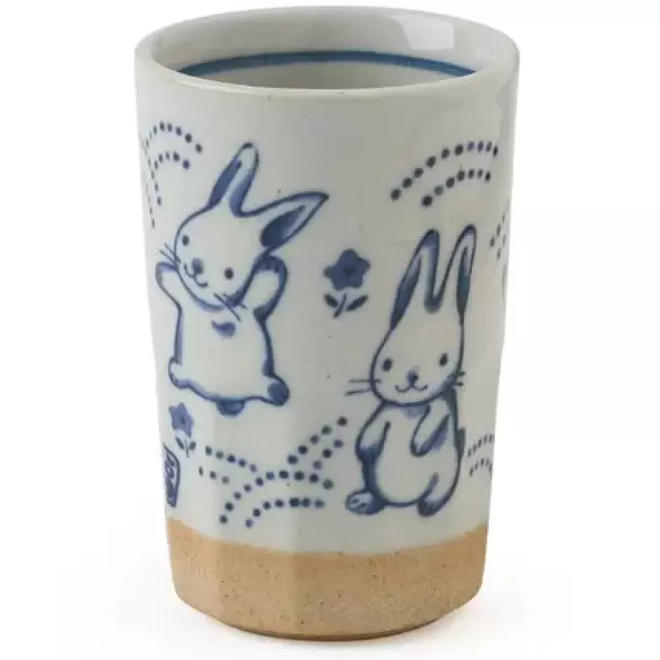 Cups/Mugs^MIYA Company Blue Rabbits Cup 9 Oz.