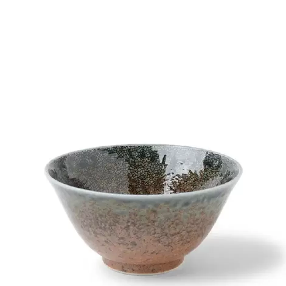 Medium Bowls^MIYA Company Blue Sand Crackle Bowl 5-1/4"