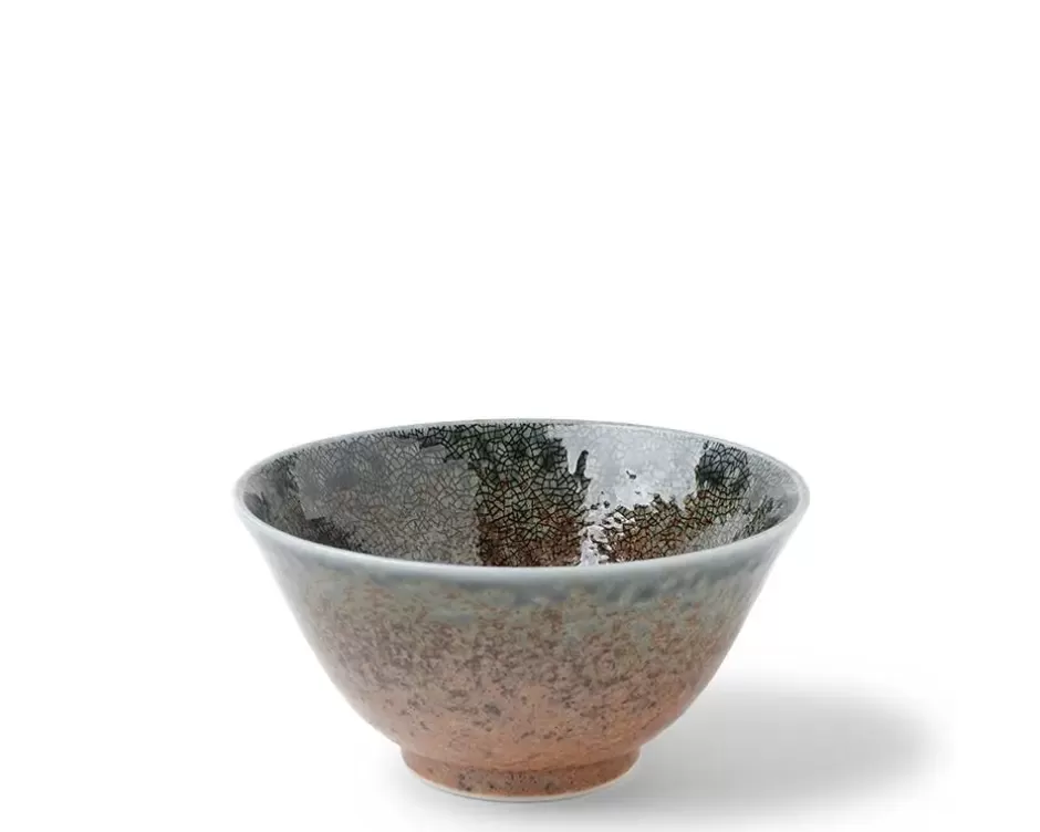 Medium Bowls^MIYA Company Blue Sand Crackle Bowl 5-1/4"