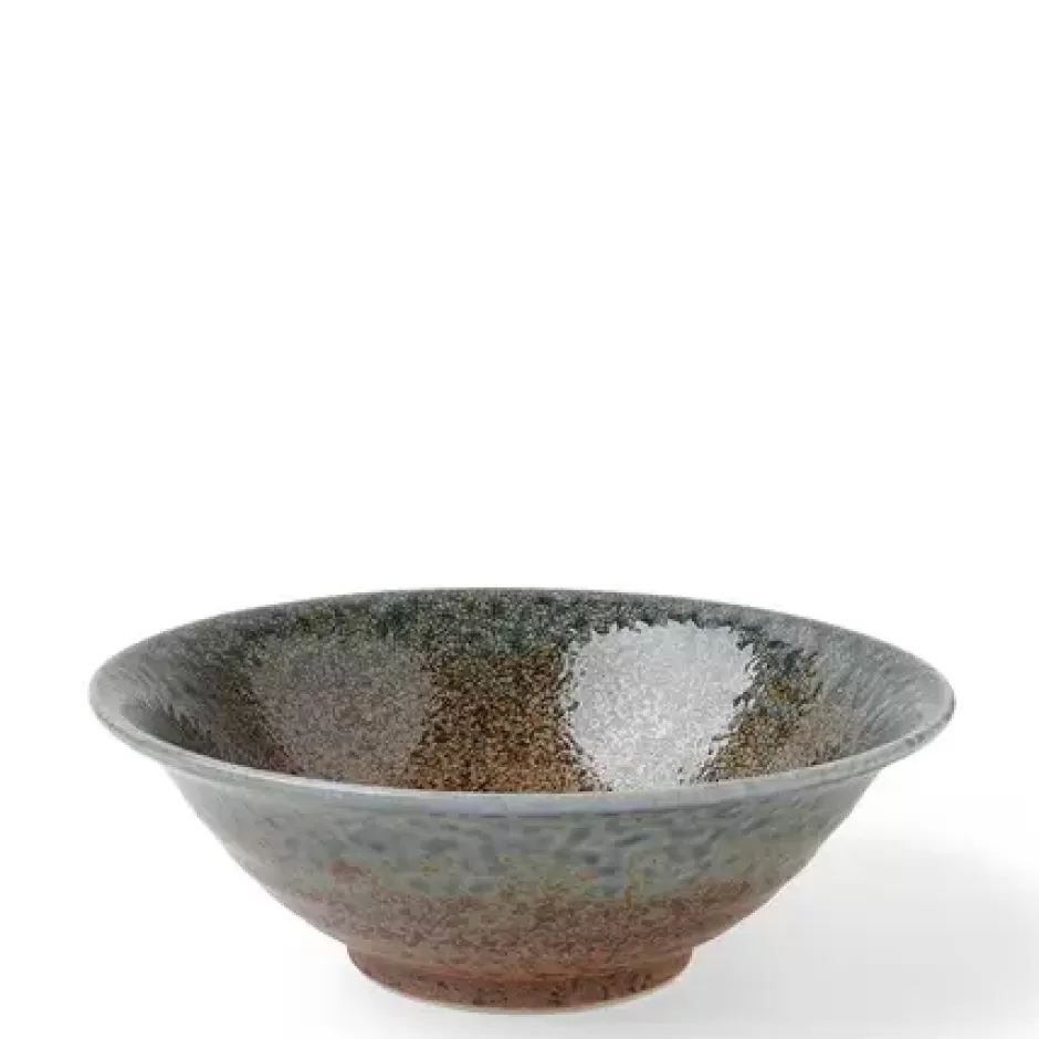 Medium Bowls^MIYA Company Blue Sand Crackle Bowl 7-5/8"