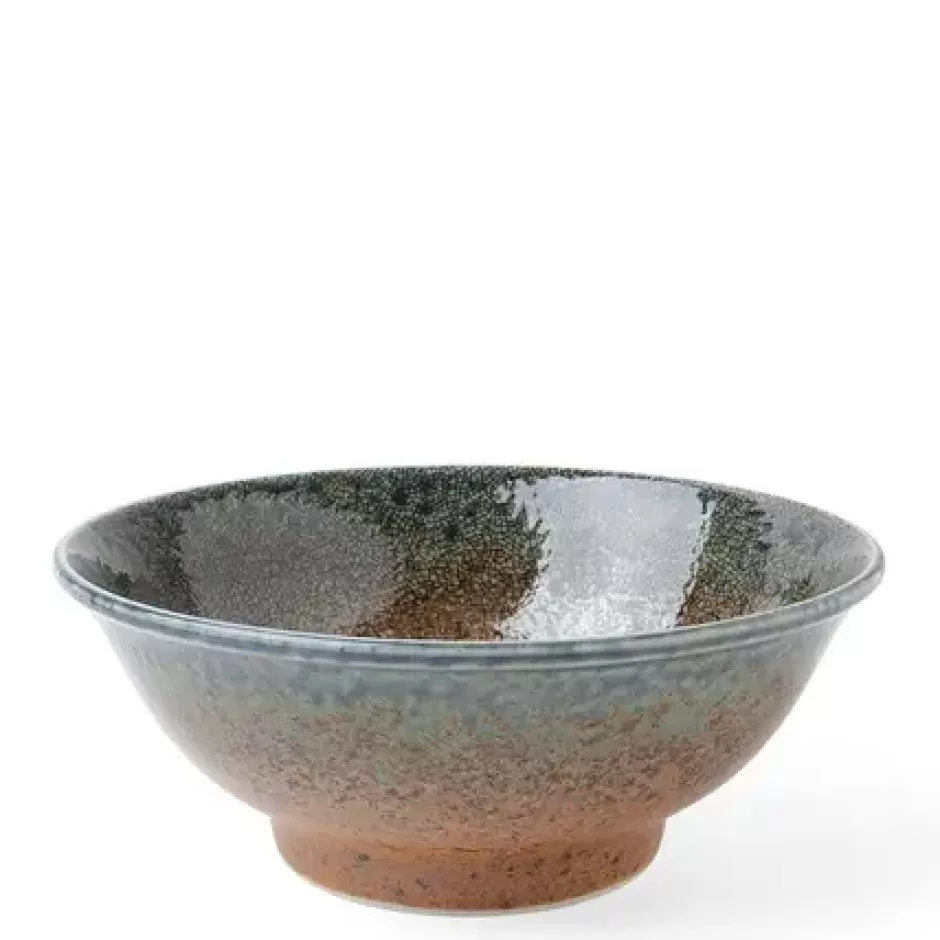 Ramen Bowls^MIYA Company Blue Sand Crackle Bowl 8-1/2"