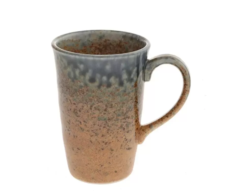 Mugs^MIYA Company Blue Sand Crackle Mug