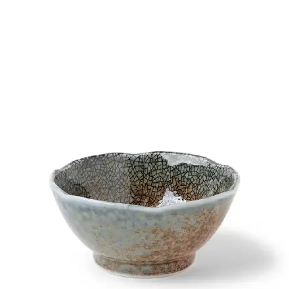 Sauce Dishes^MIYA Company Blue Sand Crackle Sauce Bowl 3-1/2"