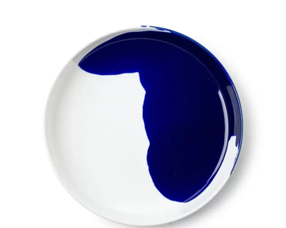 Medium Plates^MIYA Company Blue Splash 7.75" Plate