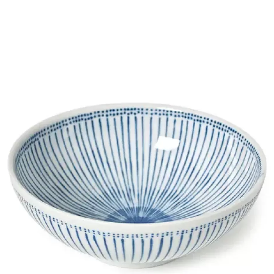 Serving Bowls & Plates^MIYA Company Blue Stripes 8.25" Bowl