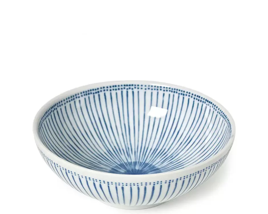 Serving Bowls & Plates^MIYA Company Blue Stripes 8.25" Bowl