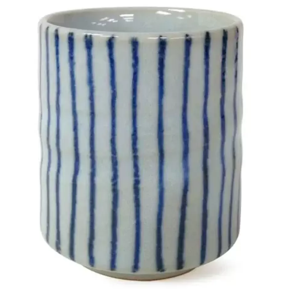 Teacups^MIYA Company Blue Stripes Teacup