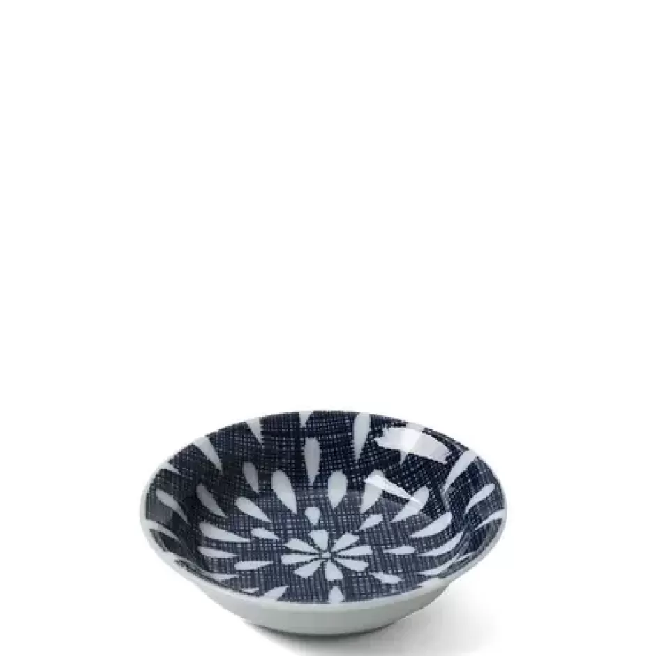 Sauce Dishes^MIYA Company Blue Textile Raindrops Sauce Dish