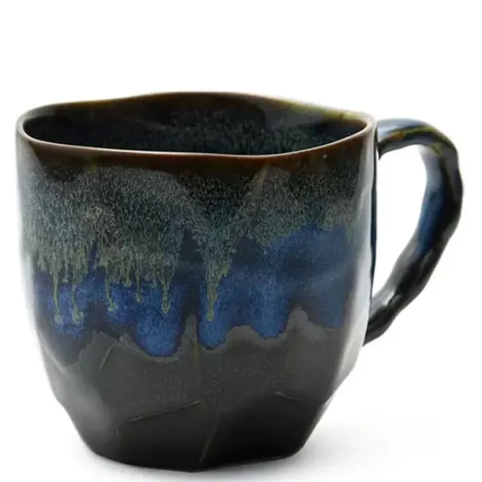 Mugs^MIYA Company Boulder Mug- Black & Blue