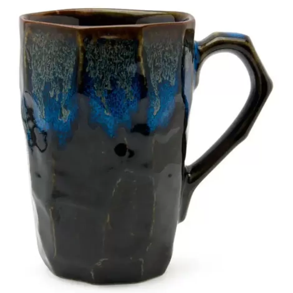 Mugs^MIYA Company Boulder Tall Mug - Black & Blue