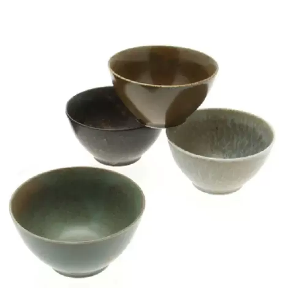 Bowl Sets^MIYA Company Bowl Set Pacific Forest Matte 4-5/8"