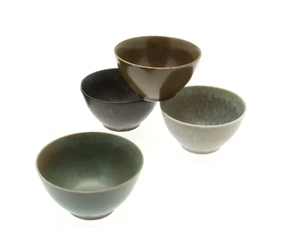 Bowl Sets^MIYA Company Bowl Set Pacific Forest Matte 4-5/8"