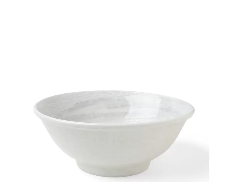 Ramen Bowls^MIYA Company Bowl White Water Swirls 8-1/2"