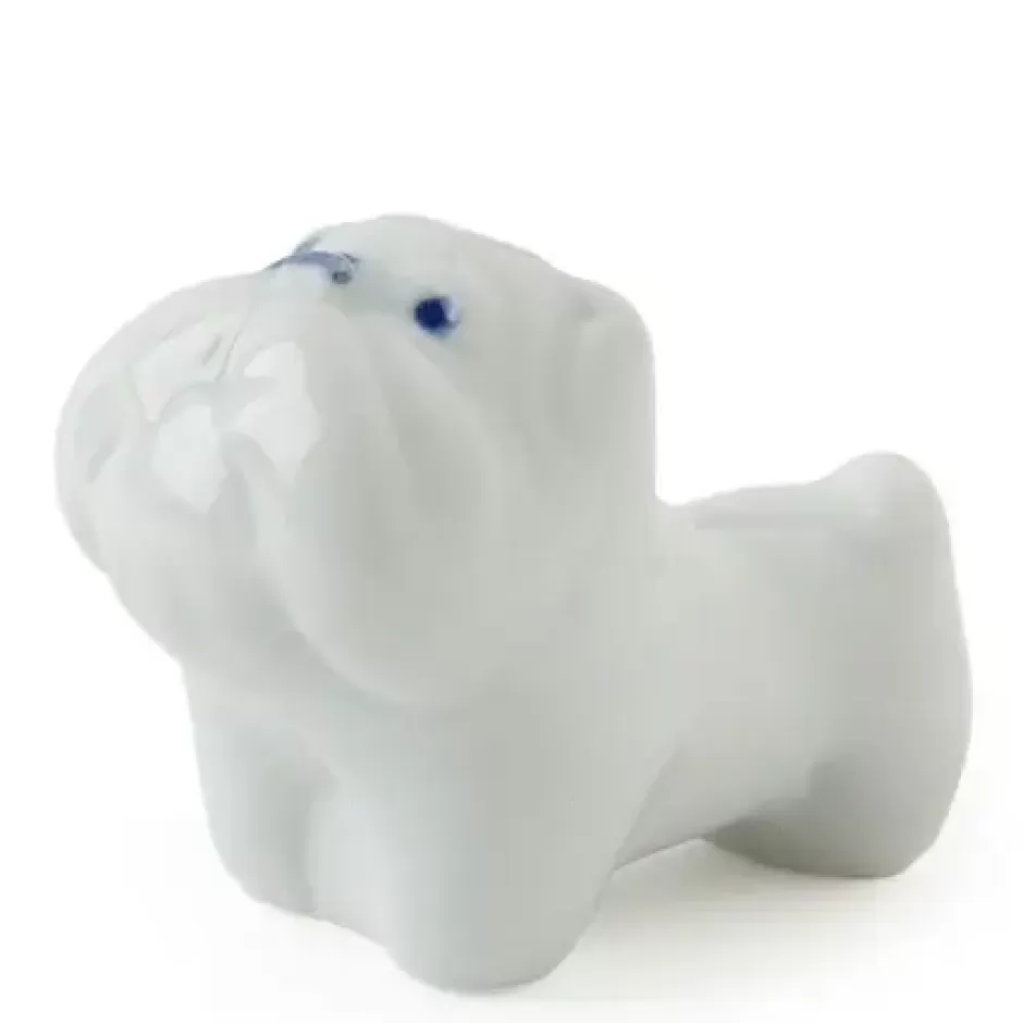 Dogs^MIYA Company Bulldog Chopstick Rest - White