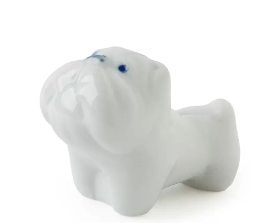 Dogs^MIYA Company Bulldog Chopstick Rest - White