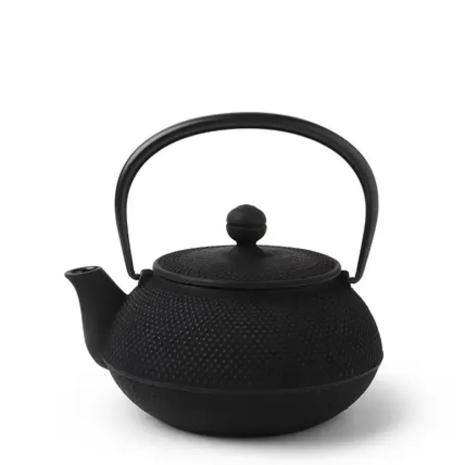 Teapots - Cast Iron^MIYA Company Cast Iron Teapot Black Hobnail 0.65L