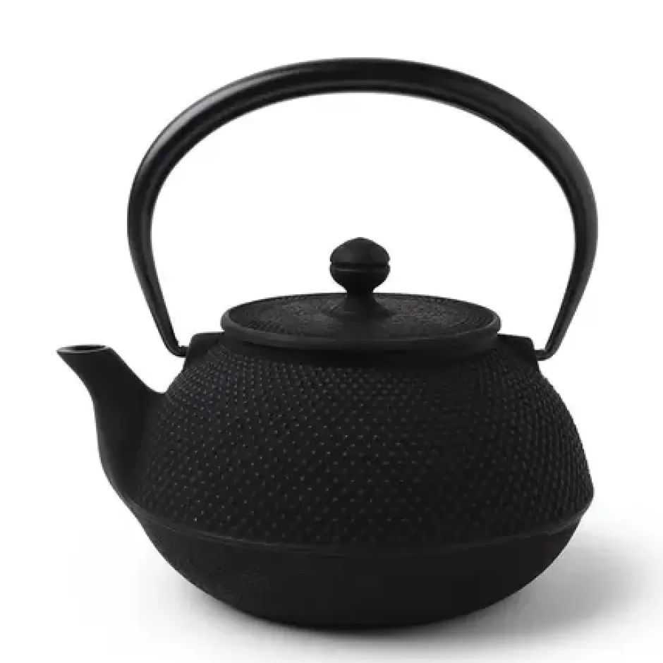 Teapots - Cast Iron^MIYA Company Cast Iron Teapot Black Hobnail 1.3L