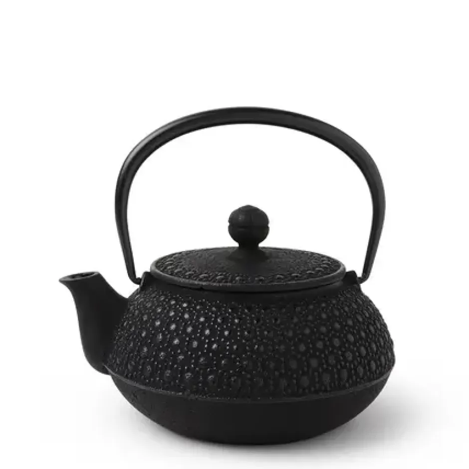 Teapots - Cast Iron^MIYA Company Cast Iron Teapot Black Honeycomb 0.65L