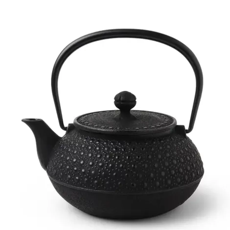 Teapots - Cast Iron^MIYA Company Cast Iron Teapot Black Honeycomb 0.9L