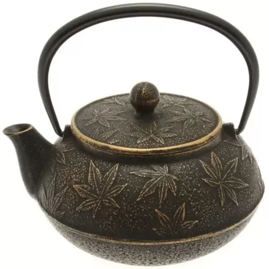 Teapots - Cast Iron^MIYA Company Cast Iron Teapot Black Maple