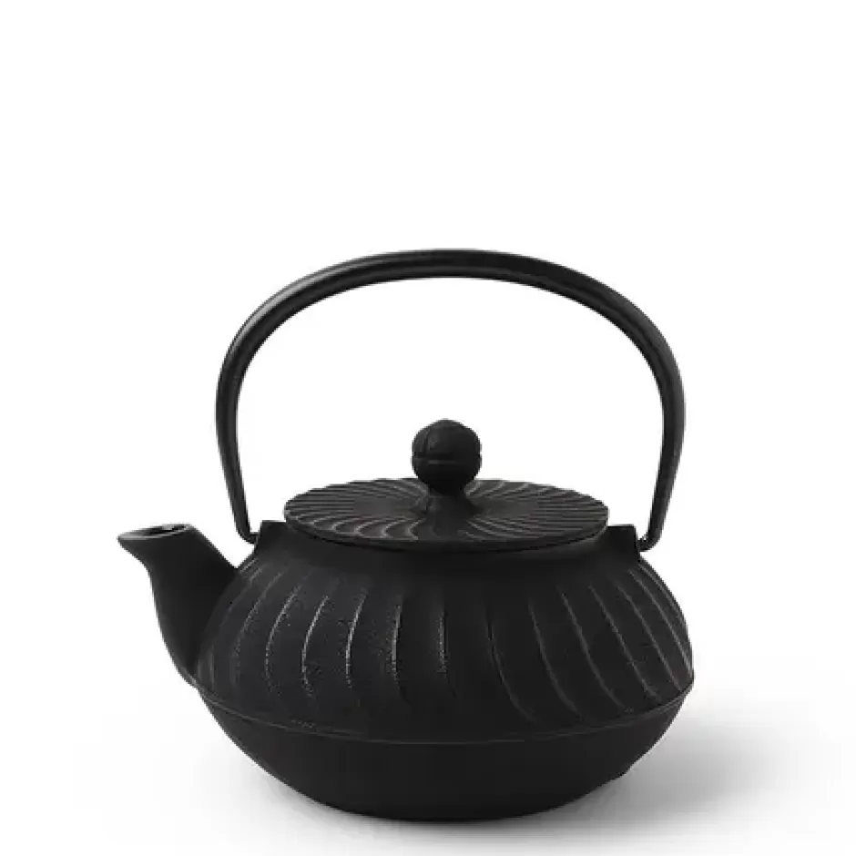 Teapots - Cast Iron^MIYA Company Cast Iron Teapot Black Wave 0.65L