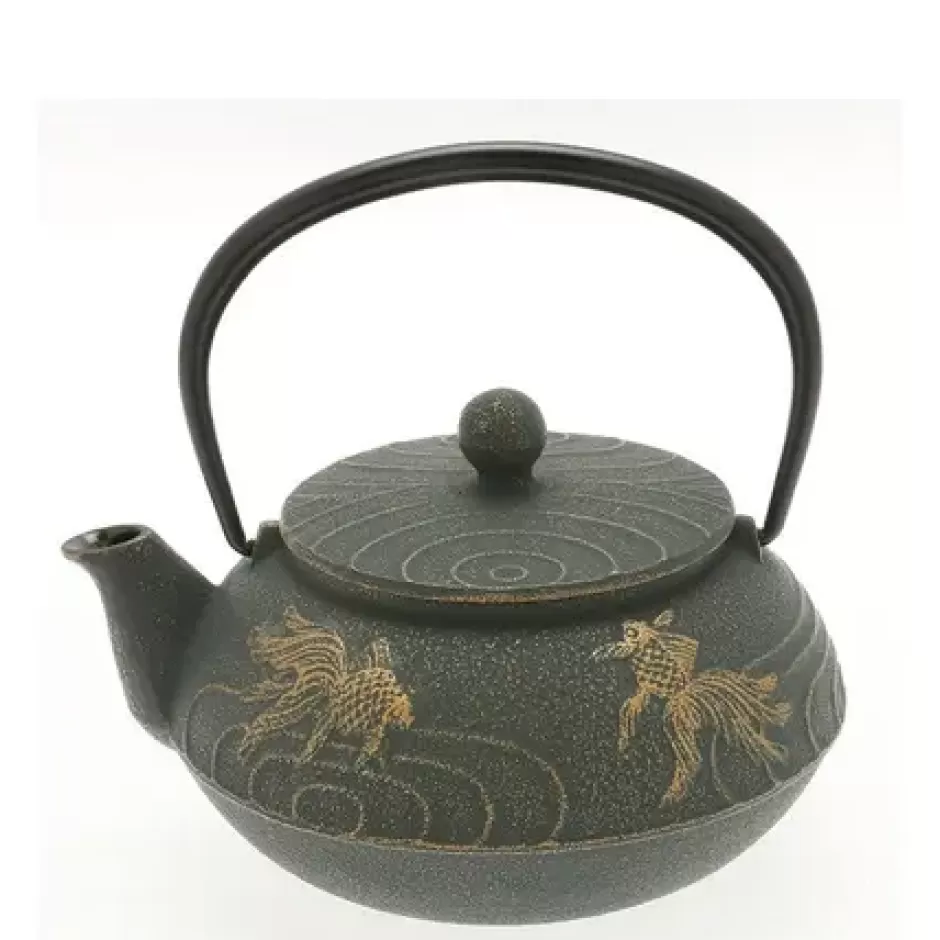 Teapots - Cast Iron^MIYA Company Cast Iron Teapot Bronze Goldfish