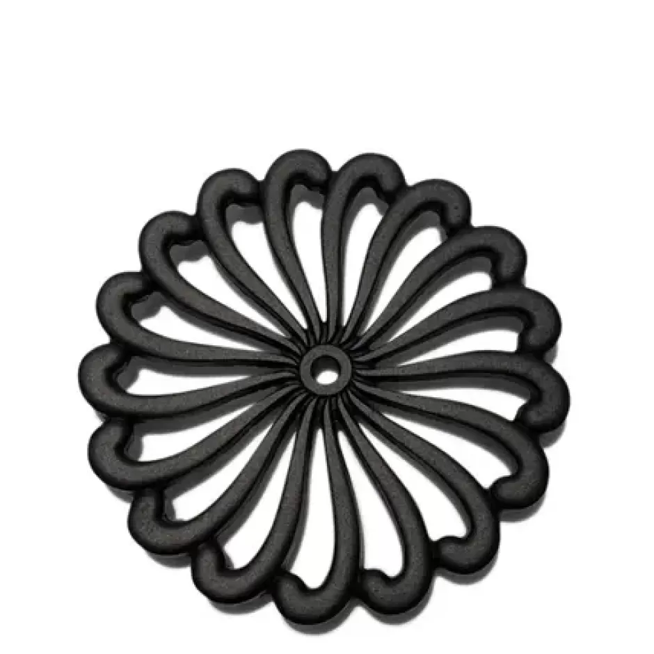 Teaware Accessories^MIYA Company Cast Iron Trivet Mum Black 8.25"