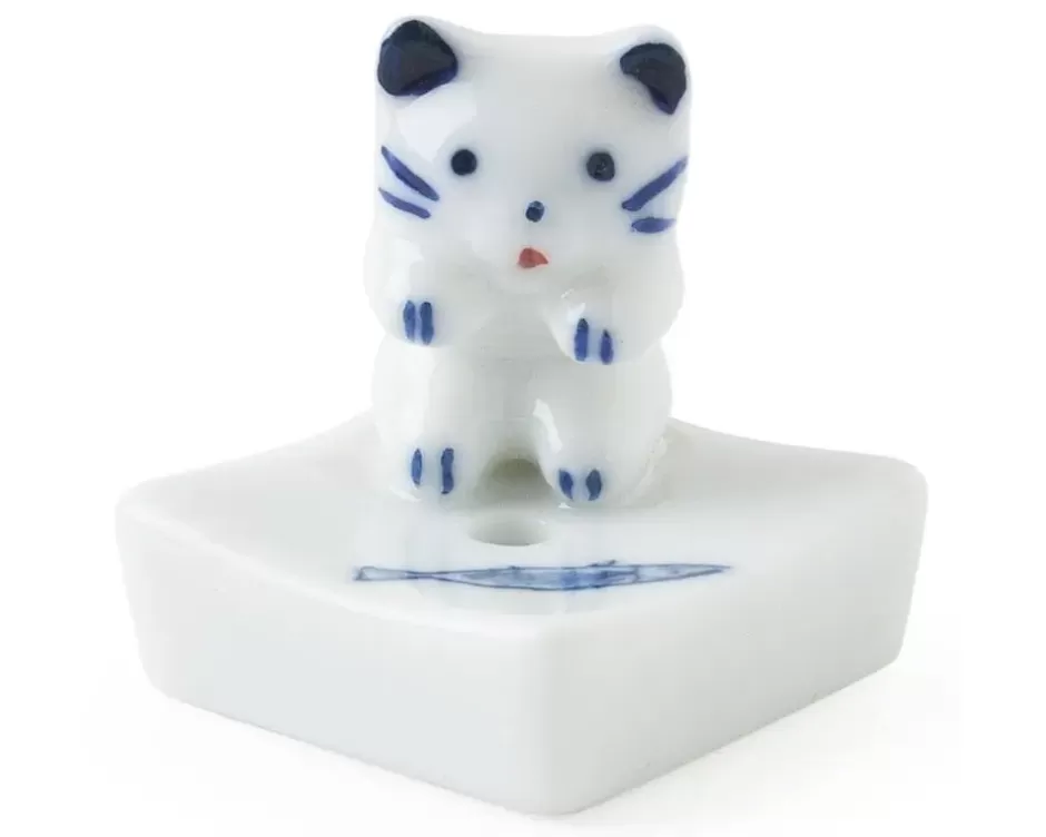 Cats^MIYA Company Cat & Fish Incense Holder