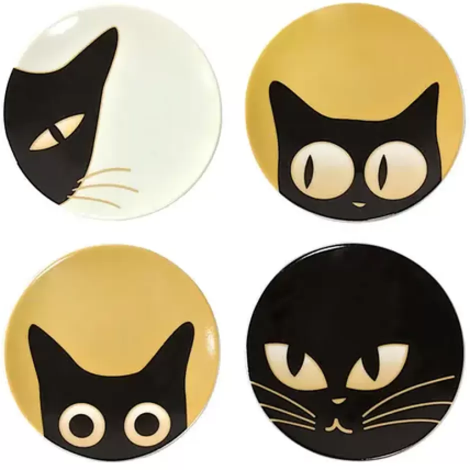 Plates^MIYA Company Cat Eyes 3.5" Mini Plate Set