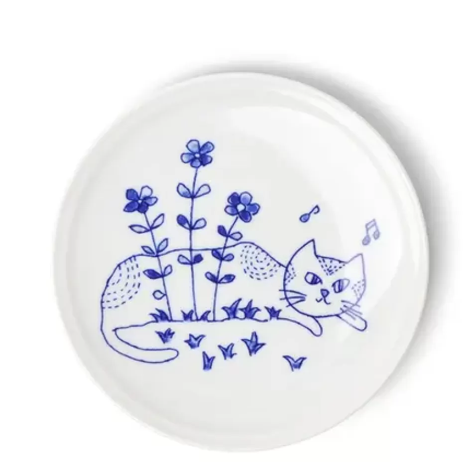 Plates^MIYA Company Cat In The Field 5-1/2" Plate